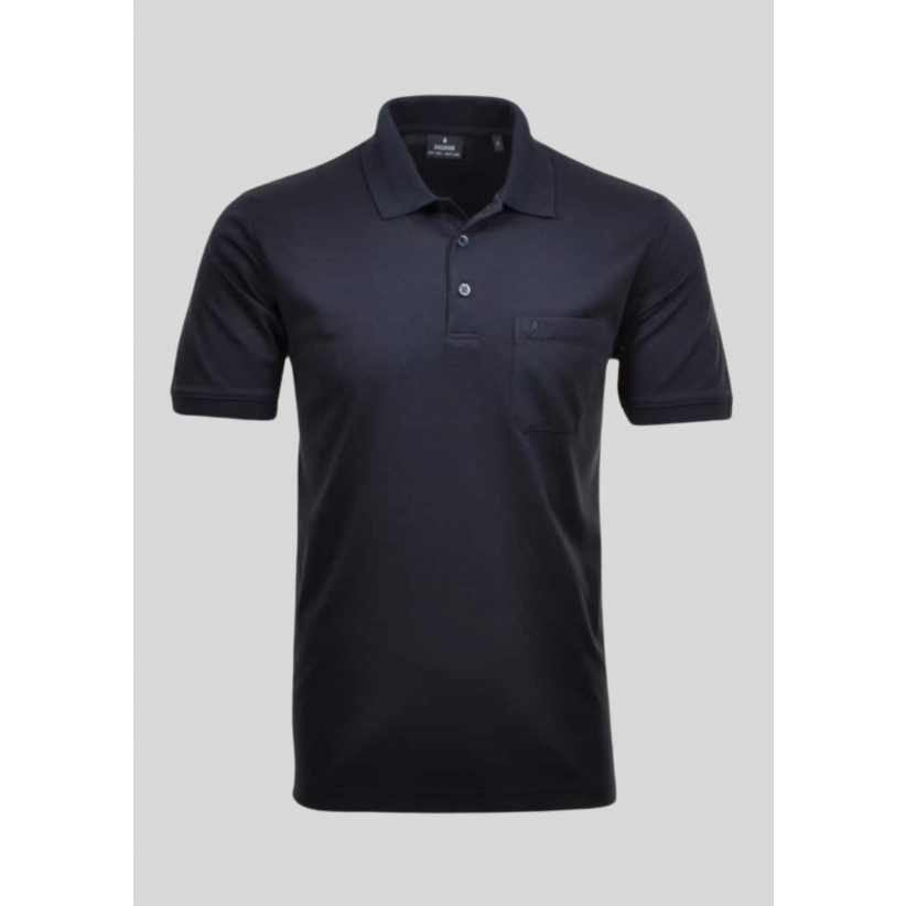 Ragman, Polo, Microfiber, Navy