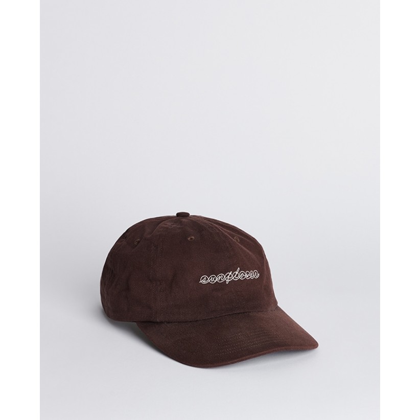 SUNFLOWER, DAD TWILL CAP I BRUN