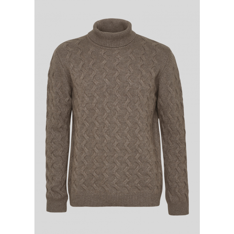 Sand Copenhagen, Strik, ID Rollneck Knit, Light Camel 