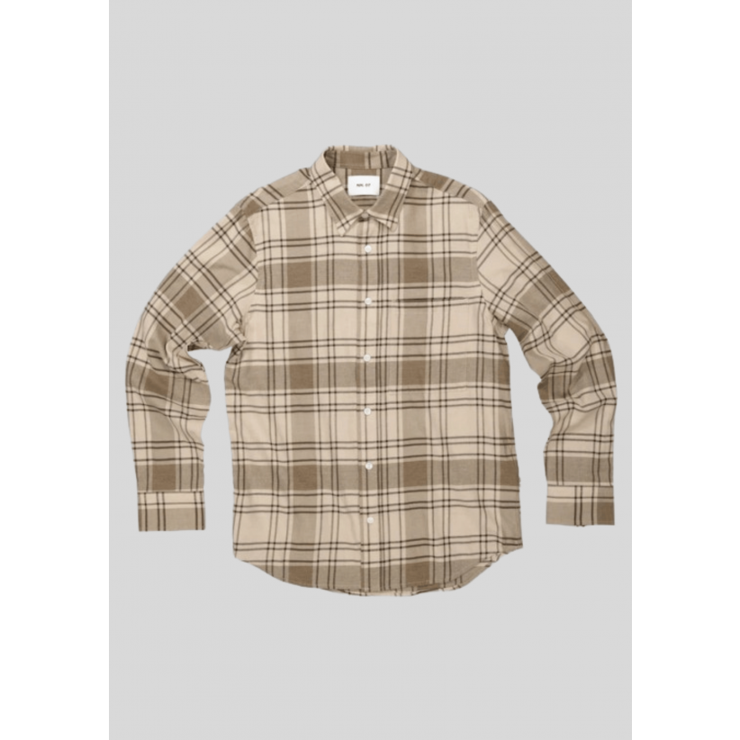 NN07, Skjorte, Cohen 5972, Brown Check