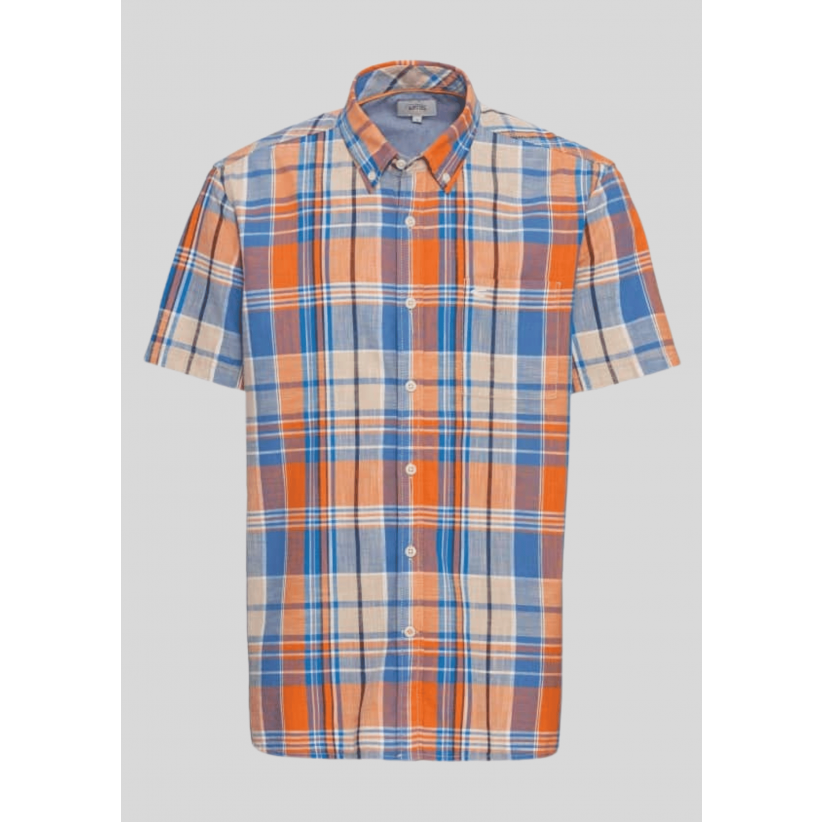 Camel Active, Skjorte SS, Orange Check 