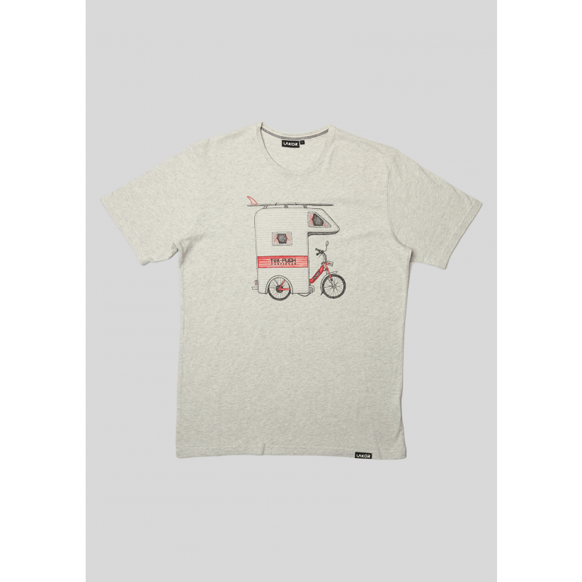Lakor, T-shirt, Tuk-Puch, Outmeal Melange 