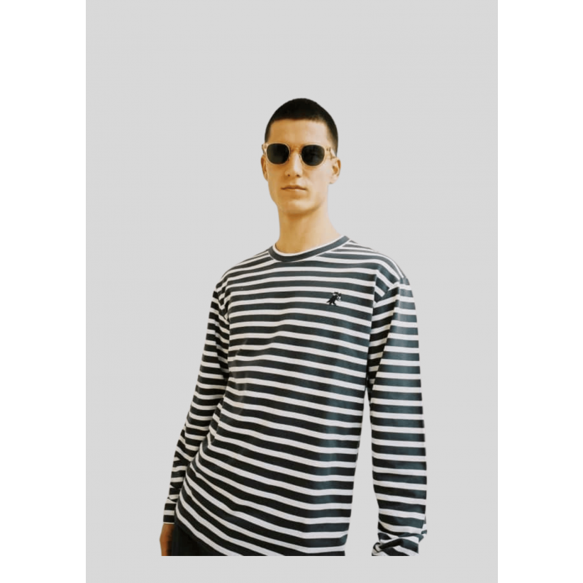 LibertineLibertineTshirtLSGrStribet-01