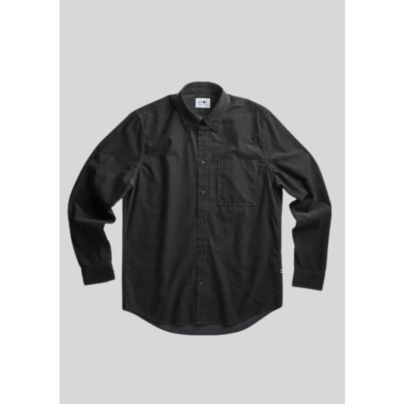 NN07, Skjorte, Arne 5723 Fløjl, Olive