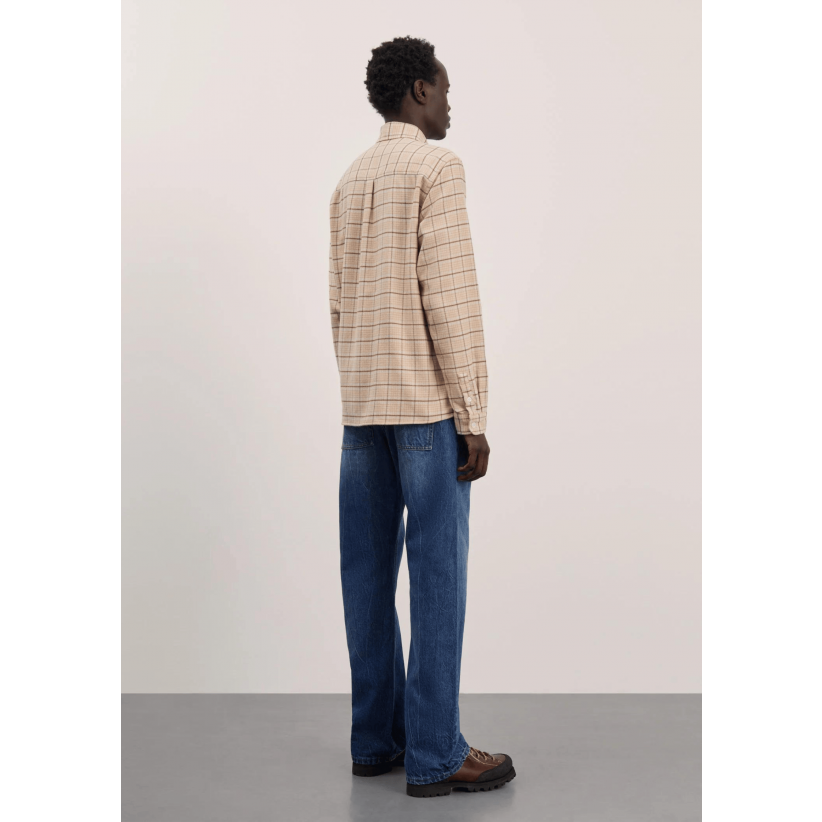 AnotherAspectSkjorteAnotherShirt40BrownYellowStripe-01