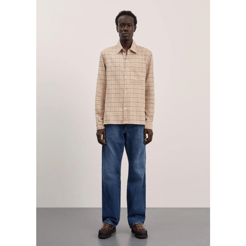 AnotherAspectSkjorteAnotherShirt40BrownYellowStripe-01