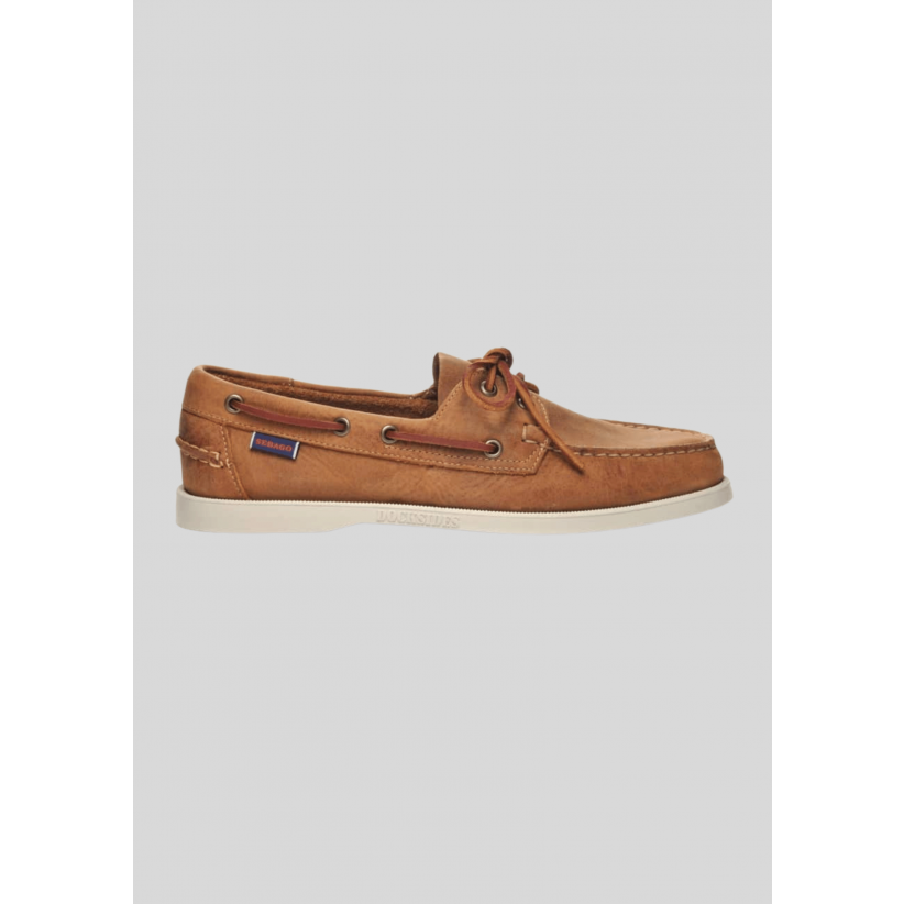 Sebago, Sko, Portland Crazy Docksides, Brown Tan