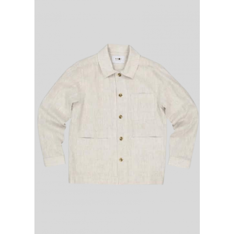 NN07, Overshirt, Olav Linen 1196, Oat