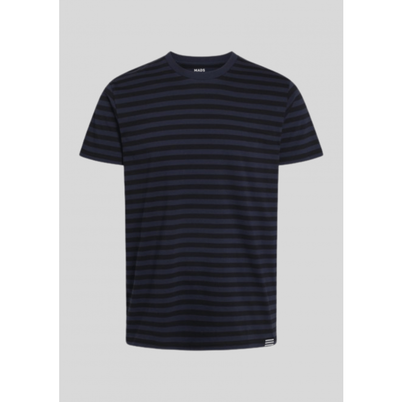 Mads Nørgaard, T-shirt, Thor Midi Organic Tee, Navy-Black 