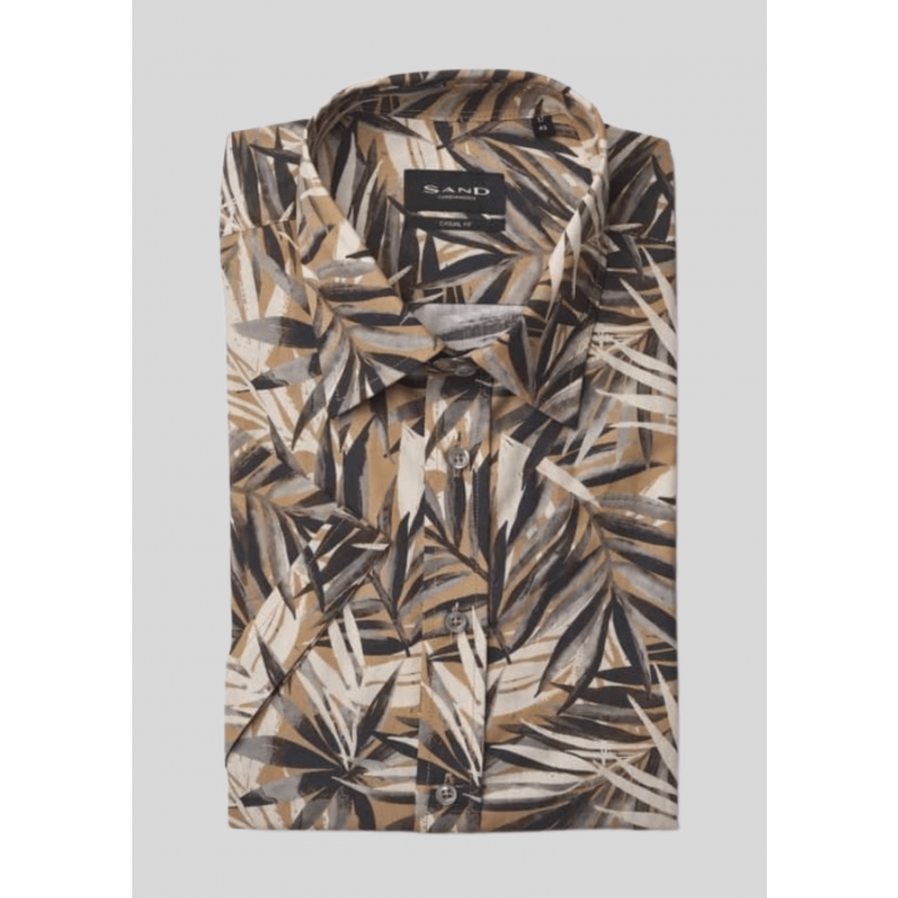 Sand Copenhagen, Skjorte SS, Simon, Allover Print 