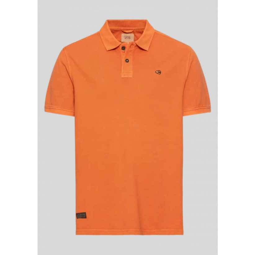 Camel Active, Polo, Logo Pique, Orange 