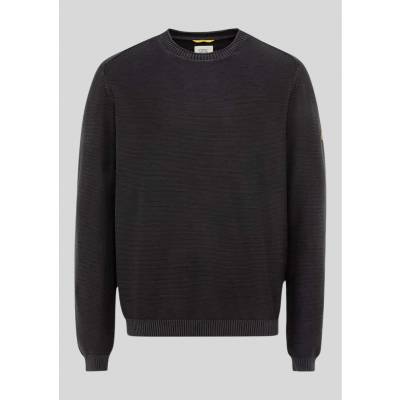 Camel Active, Strik, Cotton Knit, Black 