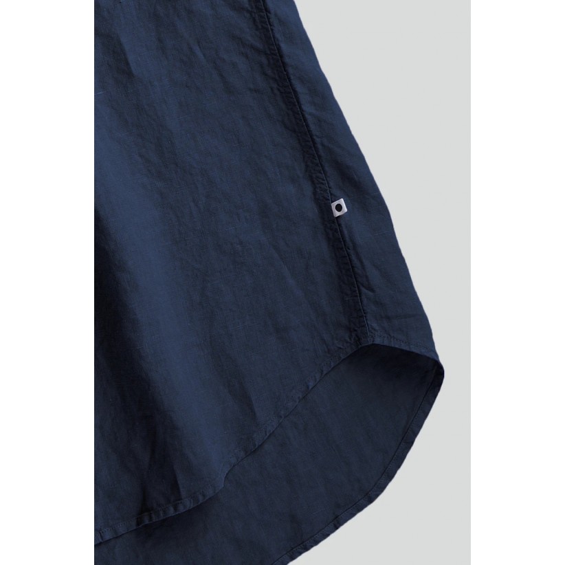 NN07SkjorteSSArneLinen5706Navy-01
