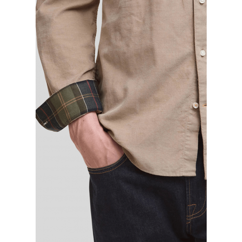BarbourSkjorteRamseyCordWashedStone-01