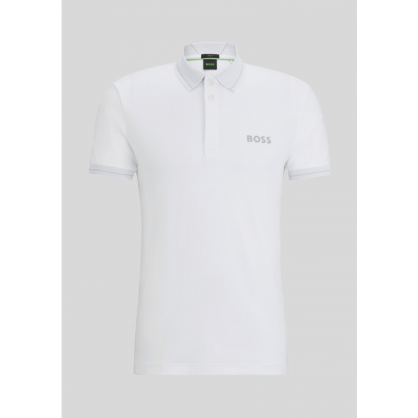 Boss, Polo, Paule 1, White 