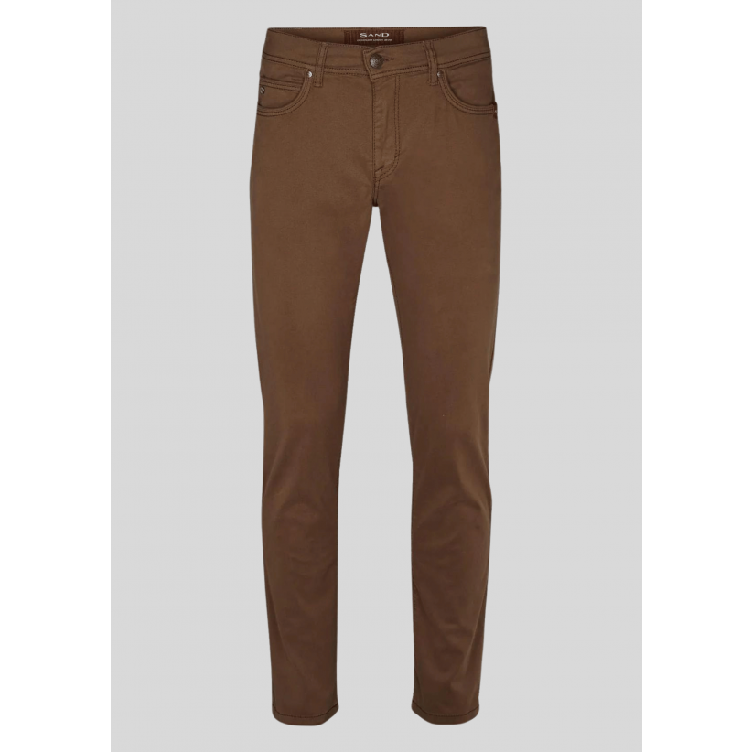 Sand Copenhagen, Bukser, Burton NS Suede Touch, Khaki 