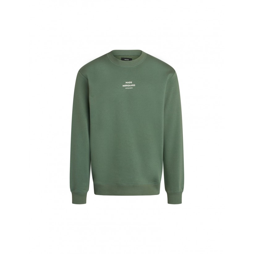 MADS NØRGAARD, STANDARD SWEATSHIRT I GRØN
