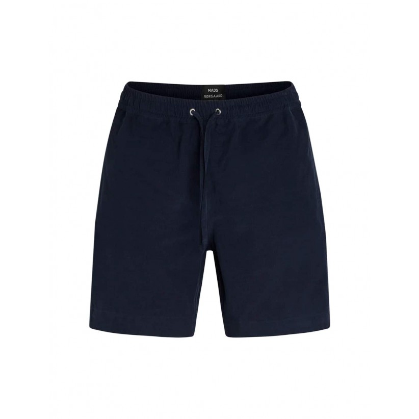 MADS NØRGAARD, SOCCO FLØJL SHORTS I NAVY