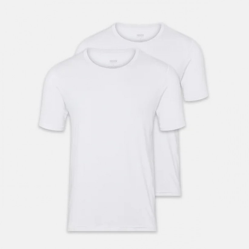 IQ, 2-PAK BAMBUS T-SHIRT I HVID