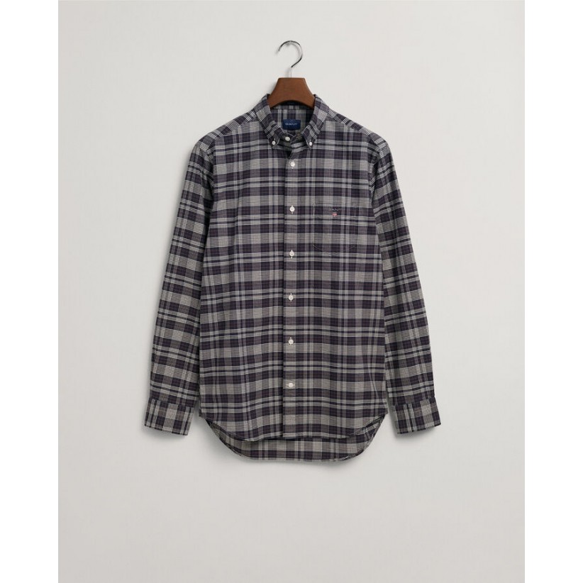 GANT, OXFORD SKJORTE I NAVY TERN 