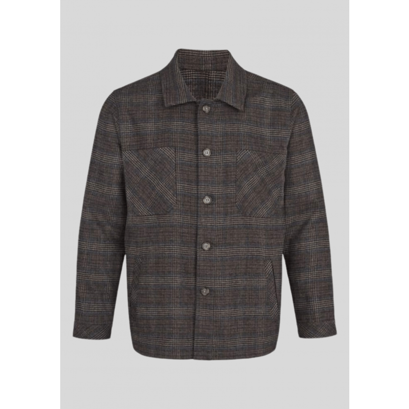 Sand Copenhagen, Overshirt, Andy, Chocolate Brown
