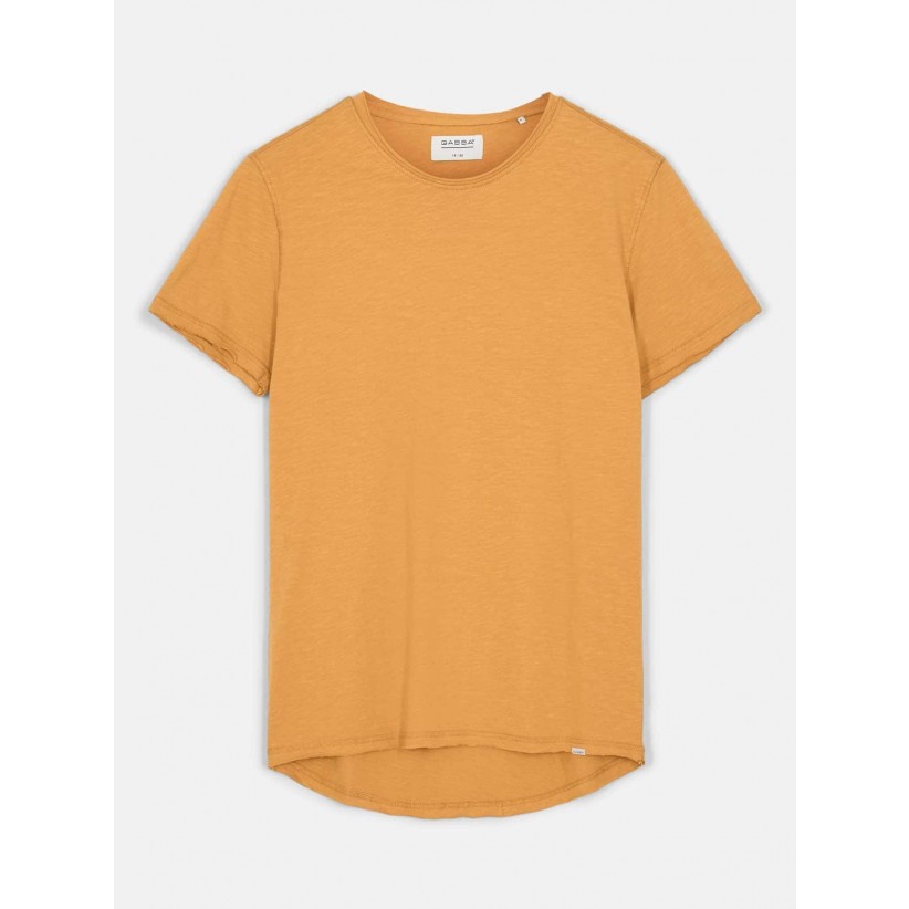 GABBA, KONRAD SLUB TEE I GUL