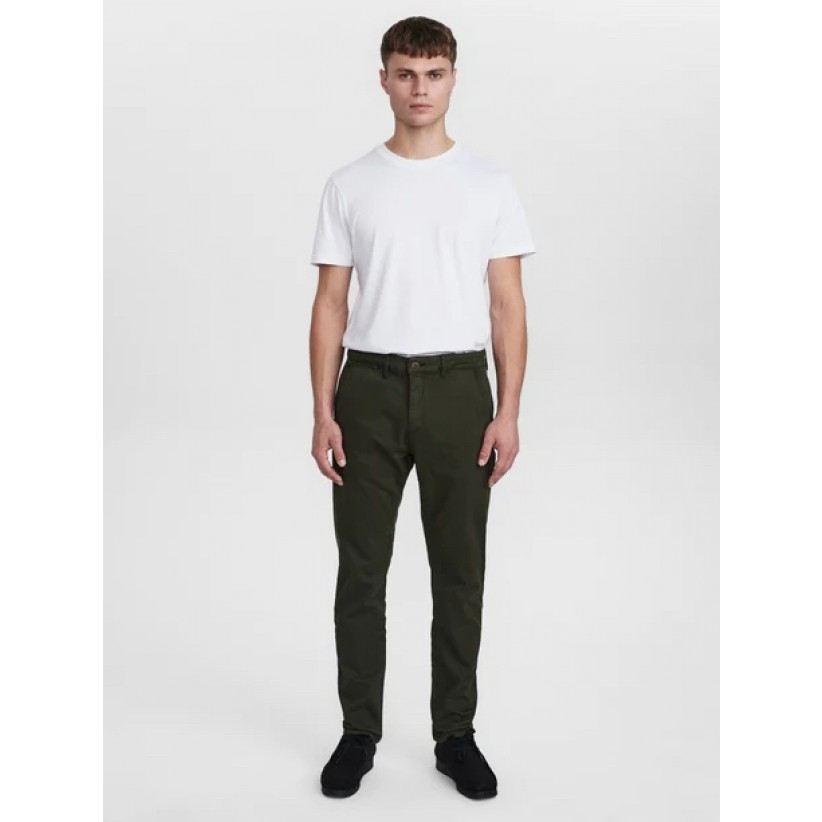 STRETCH BUKSER, 'PAUL' / ARMY
