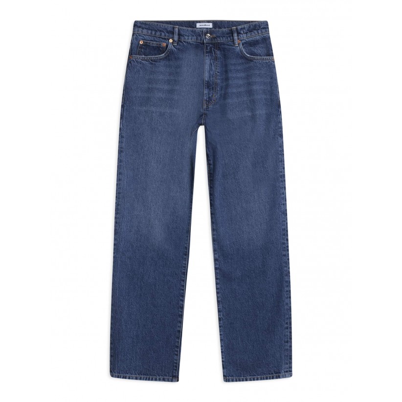 WOODBIRD, LEROY BLOOKE JEANS I BLÅ