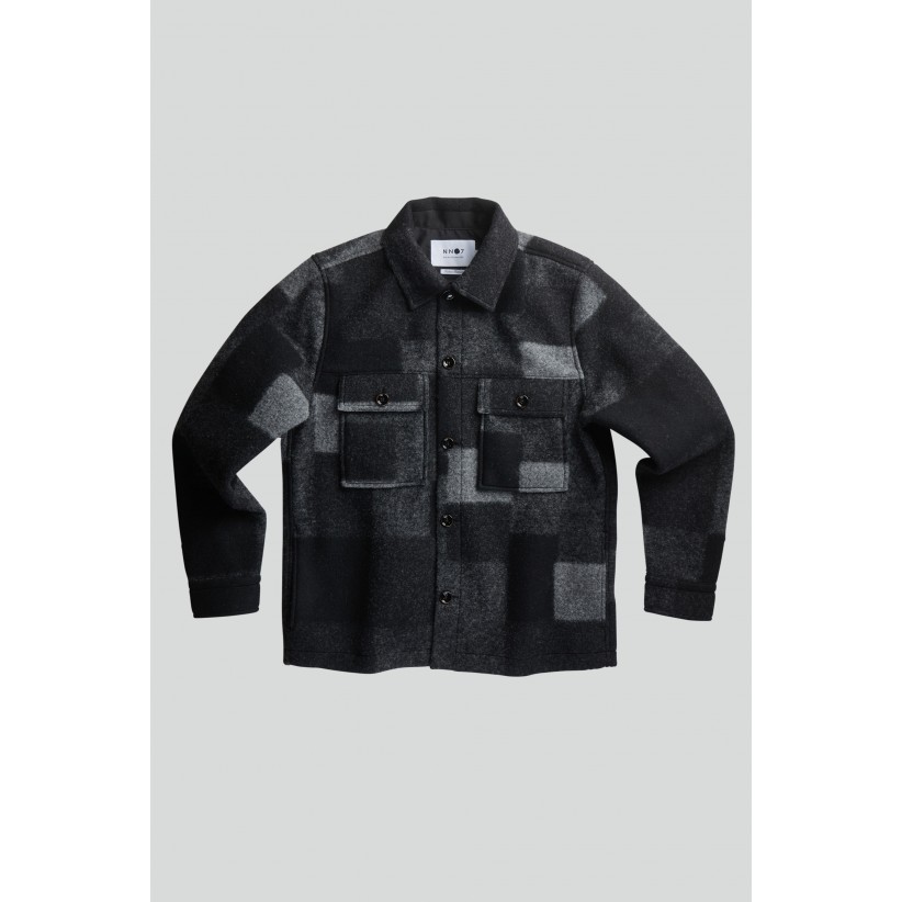 NN07, WILAS OVERSHIRT I GRÅ