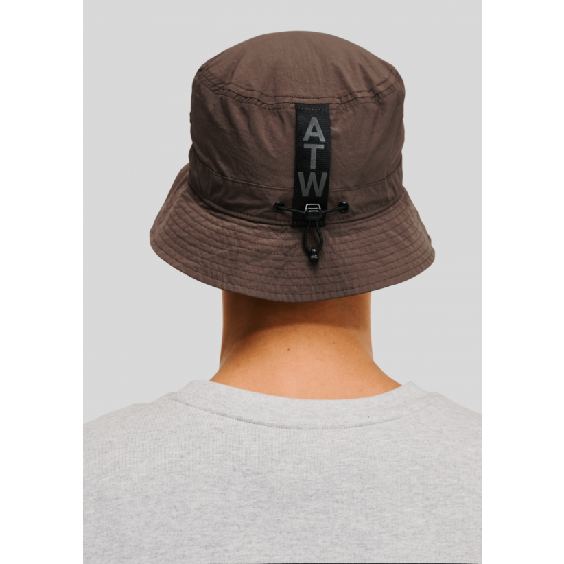 HaloHatNylonBucketHatBrown-01