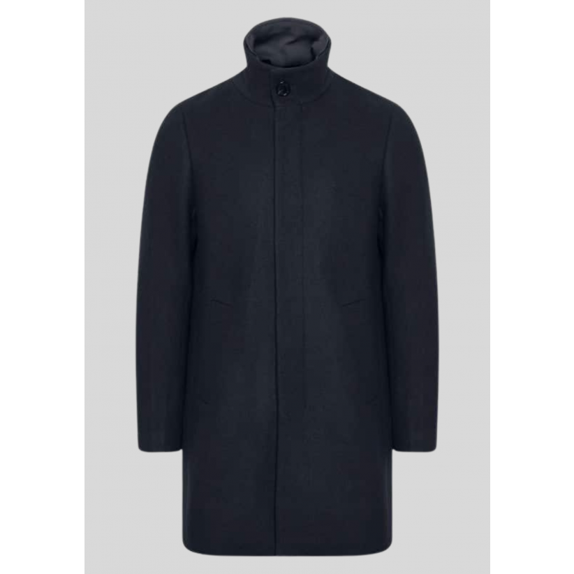 Matinique, Overtøj, Harvey Uldfrakke, Dark Navy 