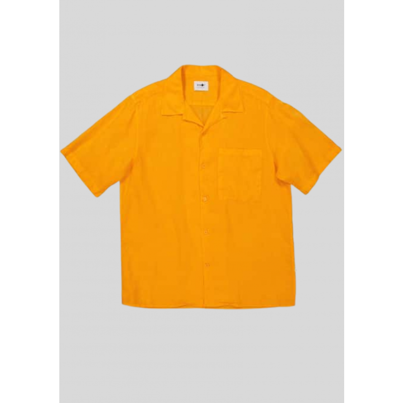 NN07, Skjorte SS, Julio Linen 5706, Orange 