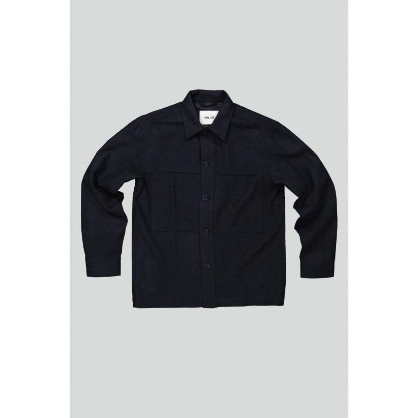 NN07, ISAK 1630 OVERSHIRT I NAVY