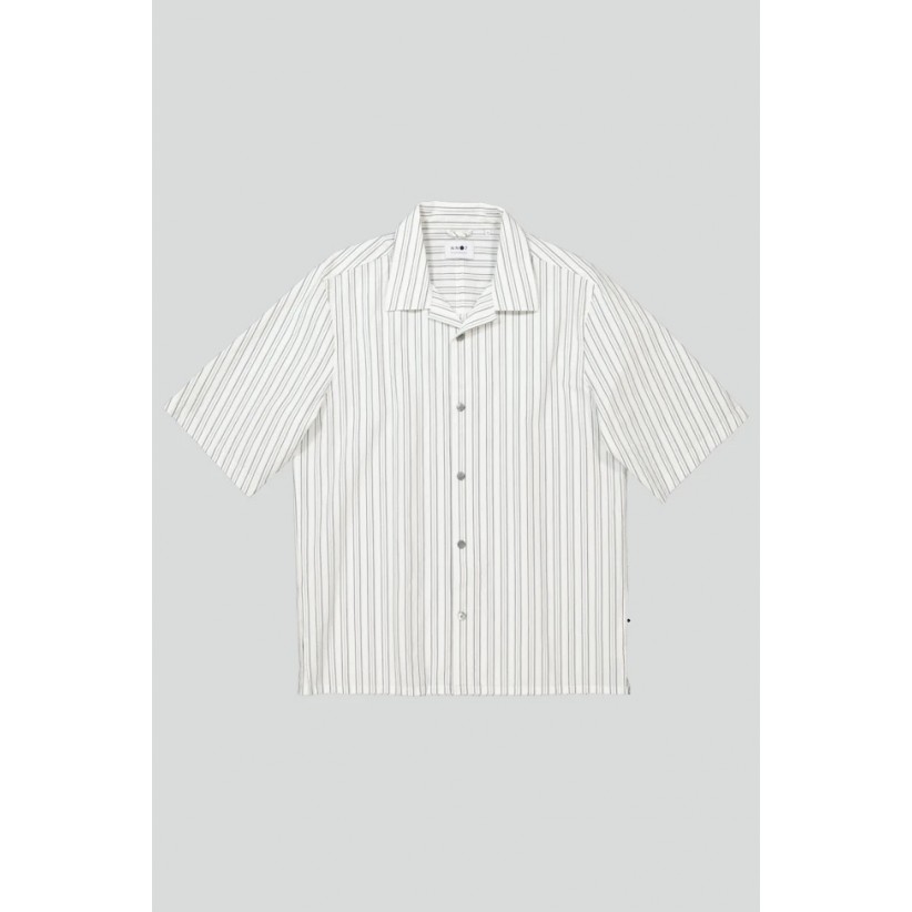 NN07, OLE SS SHIRT I SORT STRIB