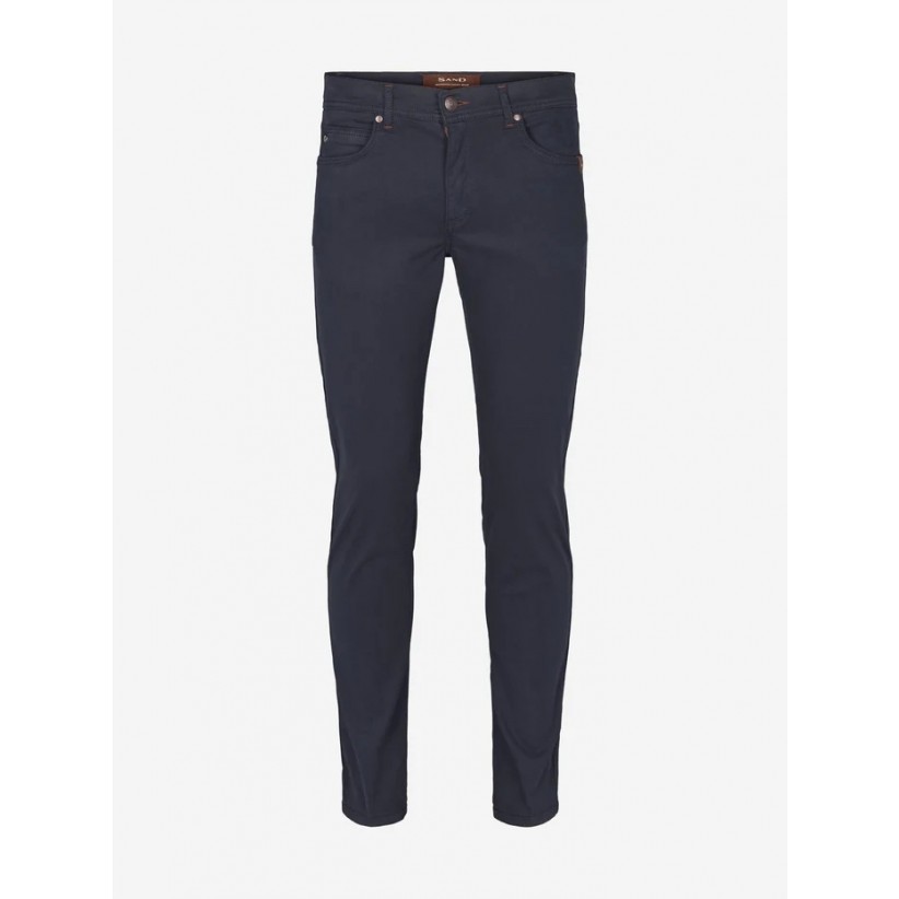 SAND COPENHAGEN, BURTON NS SUEDE TOUCH BUKSER I MØRKEBLÅ