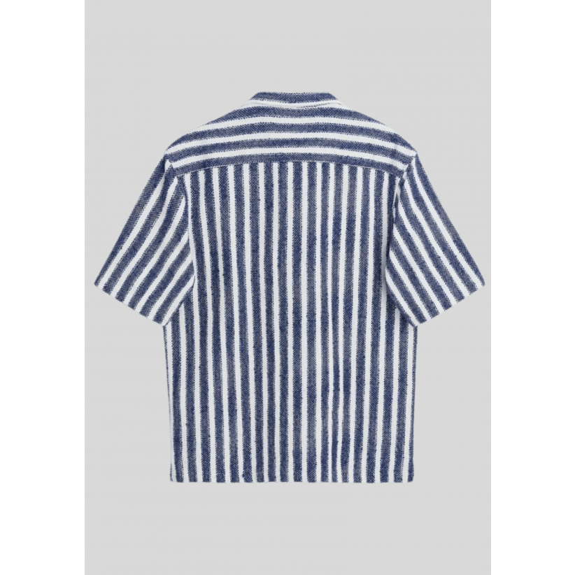SunflowerSkjorteSpaceySS1188NavyStribet-04