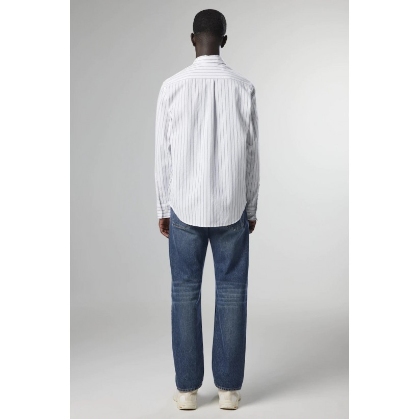NN07SkjorteArne5246SeersuckerBlackStripe-01