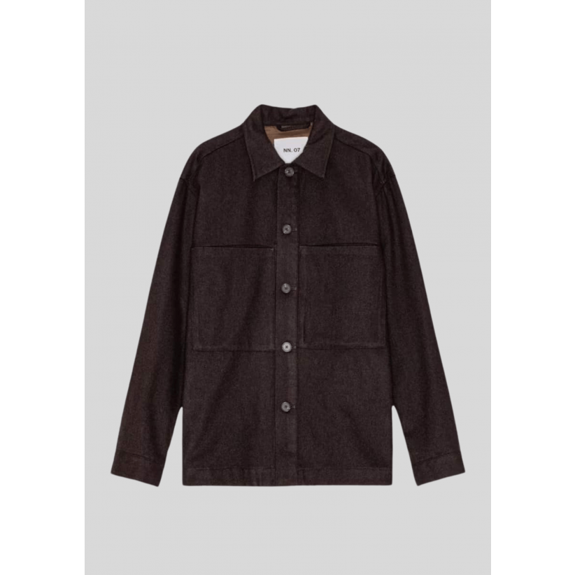 NN07, Overshirt, Isak 1630, Brown 