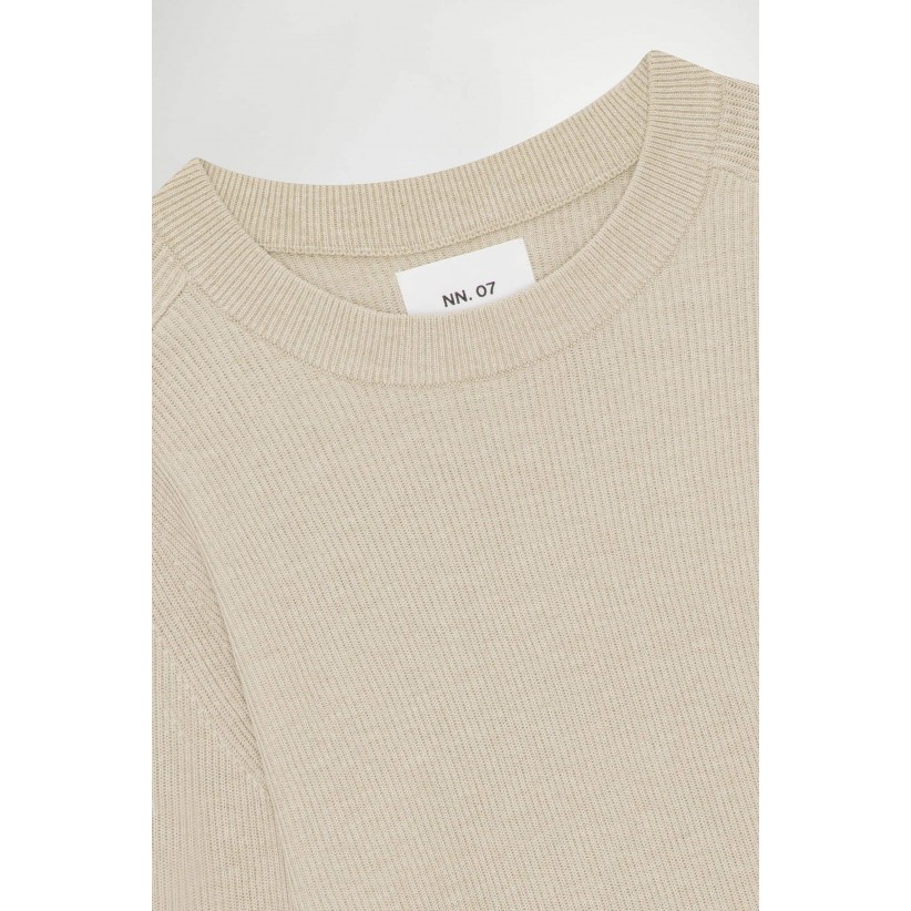 NN07StrikKevin6600SweaterKhakiBeige-01