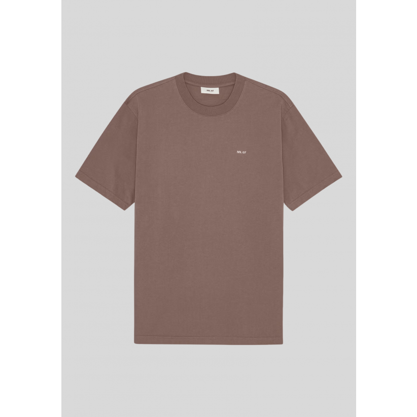 NN07, T-shirt, Adam 3209 T-Shirt EMB, Marble Husk