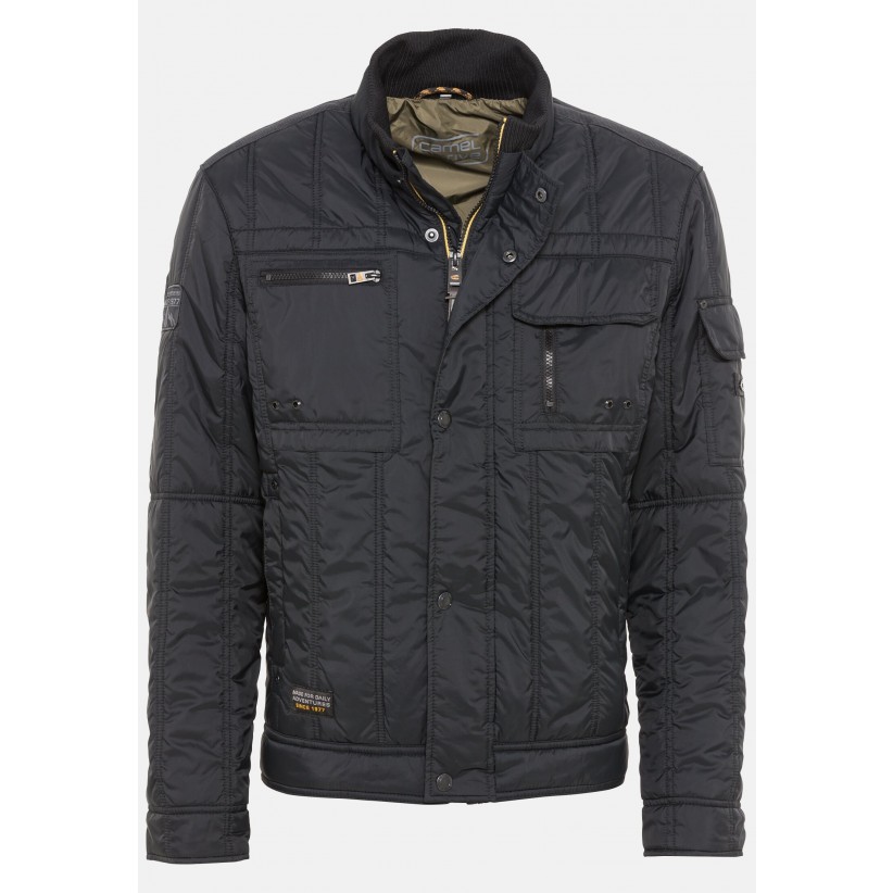 CAMEL ACTIVE, QUILT JAKKE I SORT