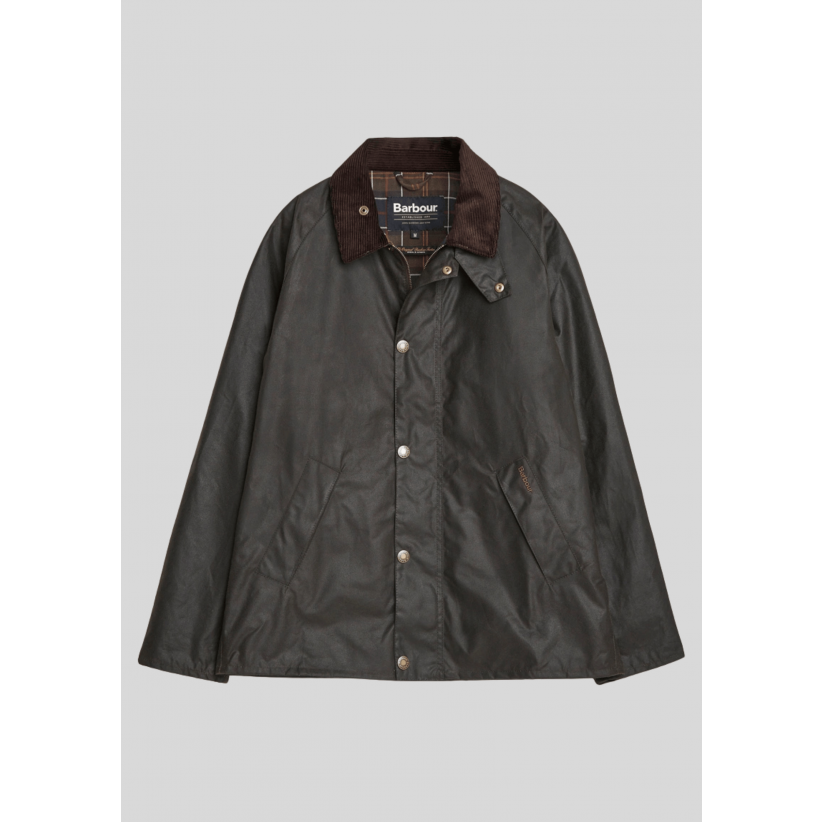 Barbour, Overtøj, Wax Tracker Jacket, Olive
