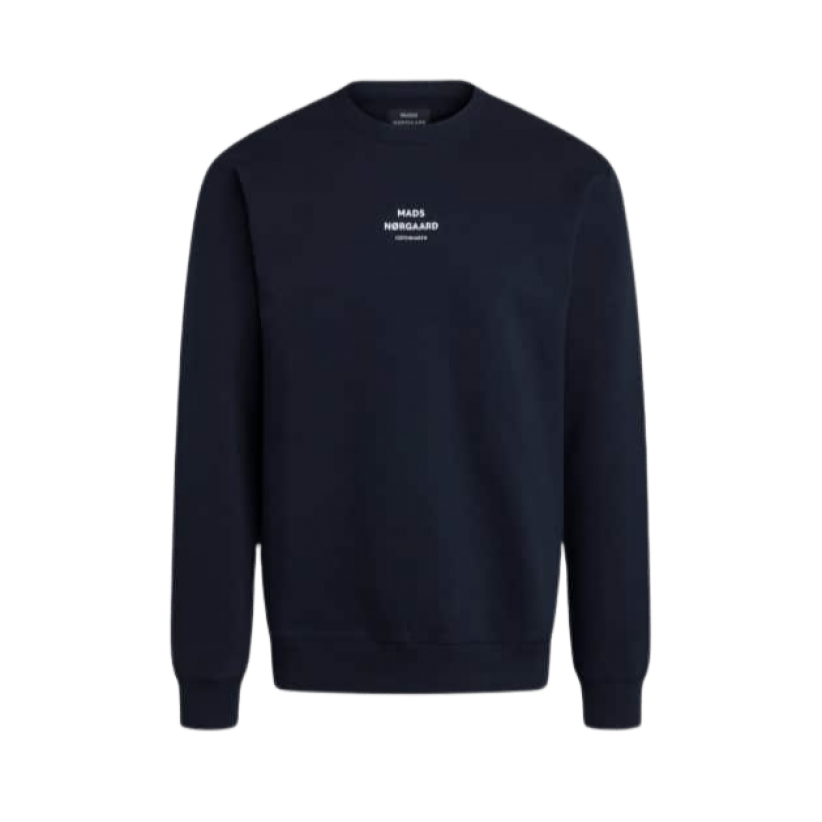 MadsNrgaardSweatshirtStandardLogoNavy-05