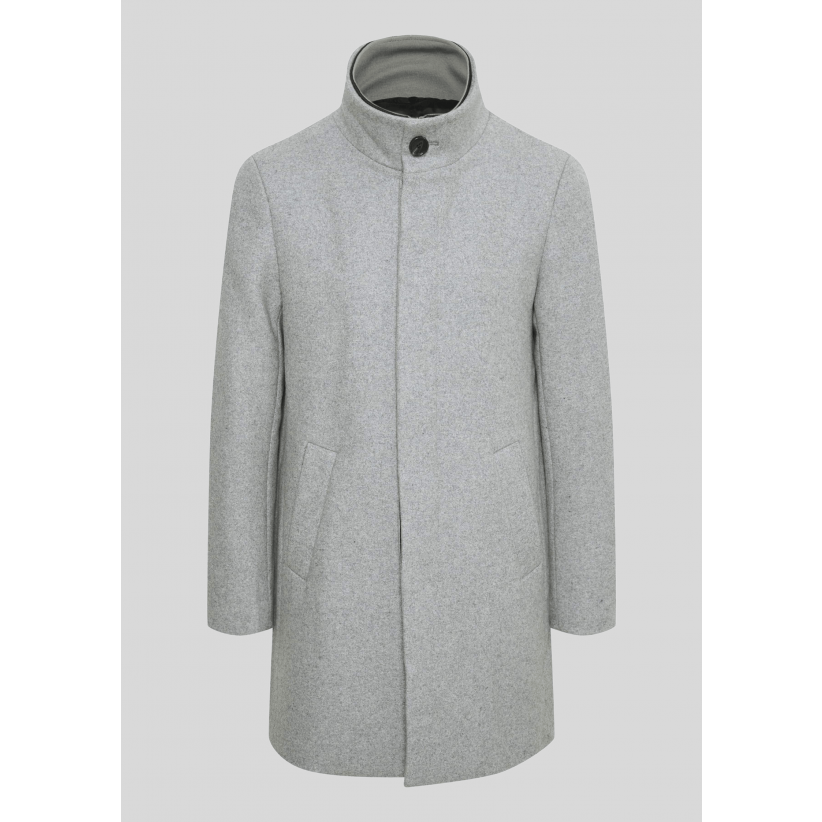 Matinique, Overtøj, Harvey Uldfrakke, Light Grey