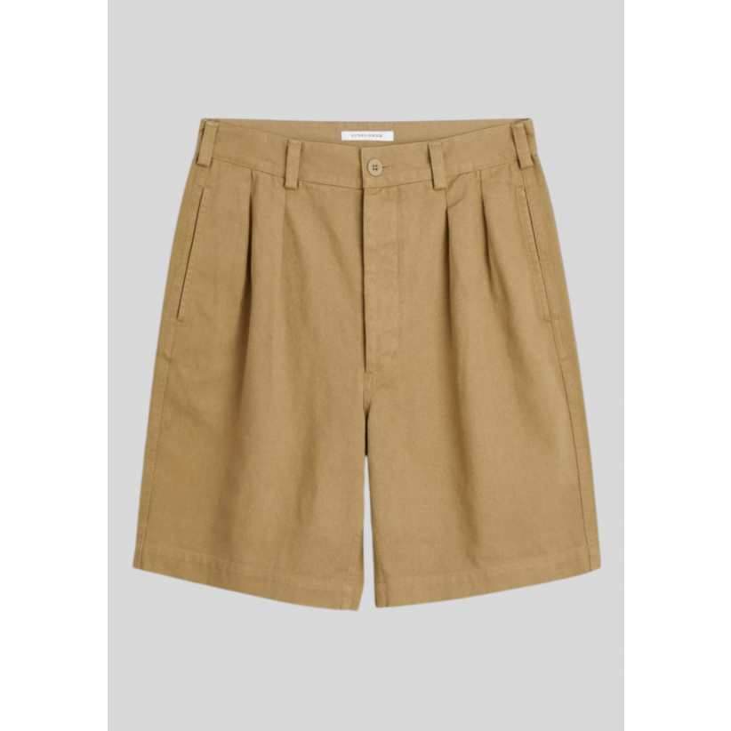 Sunflower, Shorts, Pleated 4134, Khaki 