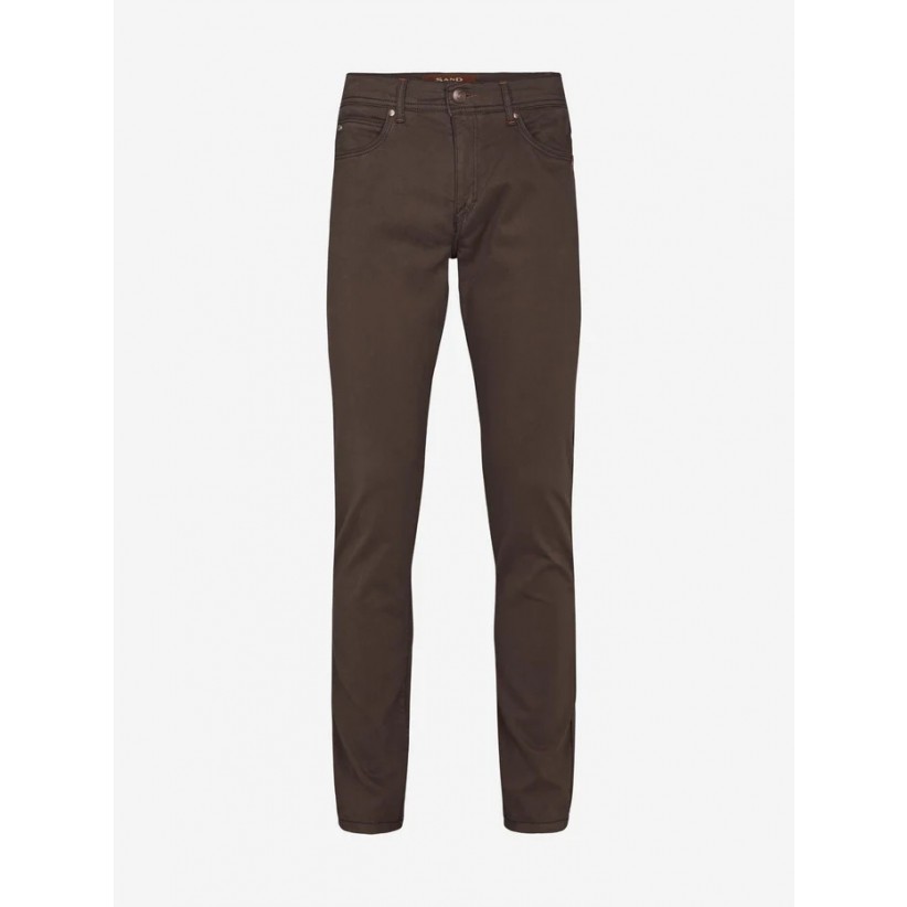 SAND COPENHAGEN, BURTON NS SUEDE-BUKSER I BRUN