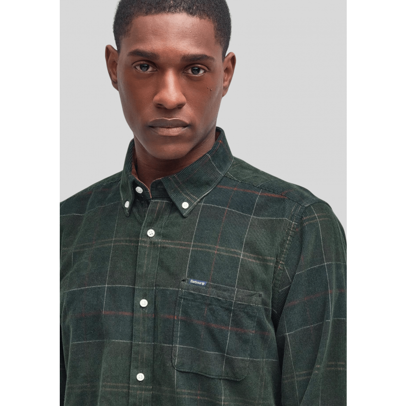 BarbourSkjorteBlairCordClassicTartan-01