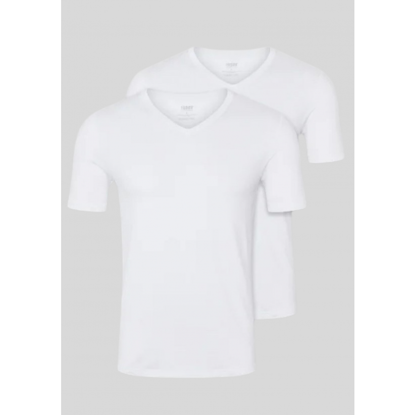 IQ Sox, Undertøj, 2-pak Bambus V-Hals T-shirt, White