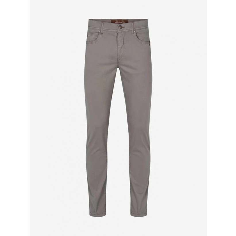 SAND COPENHAGEN, BURTON NS SUEDE-BUKSER I GRÅ
