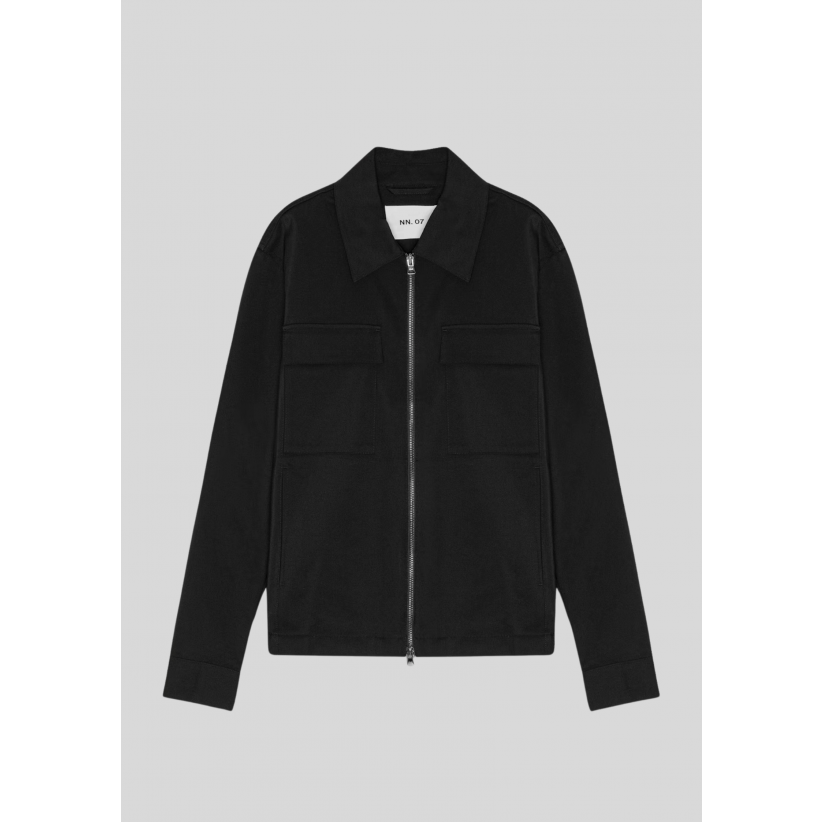 NN07, Overshirt, Alban 1089 , Black